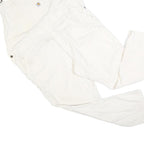 CARHARTT Womens White Cotton Blend Dungarees Loose Fit 2XL W48 L30 Workwear