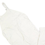 CARHARTT Womens White Cotton Blend Dungarees Loose Fit 2XL W48 L30 Workwear