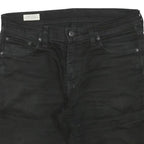 LEVI'S Mens Black Denim Cut-Off Shorts L W30 Casual Cotton Blend