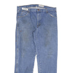 DICKIES Mens Blue Regular Fit Straight Denim Jeans W38 L33 Classic Cotton Blend