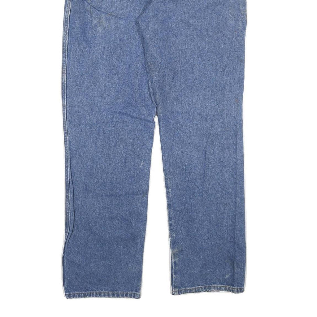 DICKIES Mens Blue Regular Fit Straight Denim Jeans W38 L33 Classic Cotton Blend