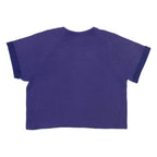 ADIDAS Crop Womens T-Shirt Purple XS