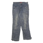 VOL Mens Jeans Blue Regular Straight Denim Medium W28 L28 Zip Casual Workwear