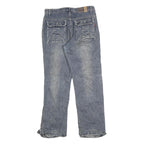 VOL Mens Jeans Blue Regular Straight Denim Medium W28 L28 Zip Casual Workwear