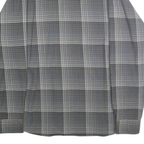 WRANGLER Mens Grey & Blue Check Shirt XL Cotton Blend Long Sleeve Casual