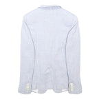 REISS Womens Blue Slim Wool Blend Jacket UK 8 Button Closure Tailored Blazer