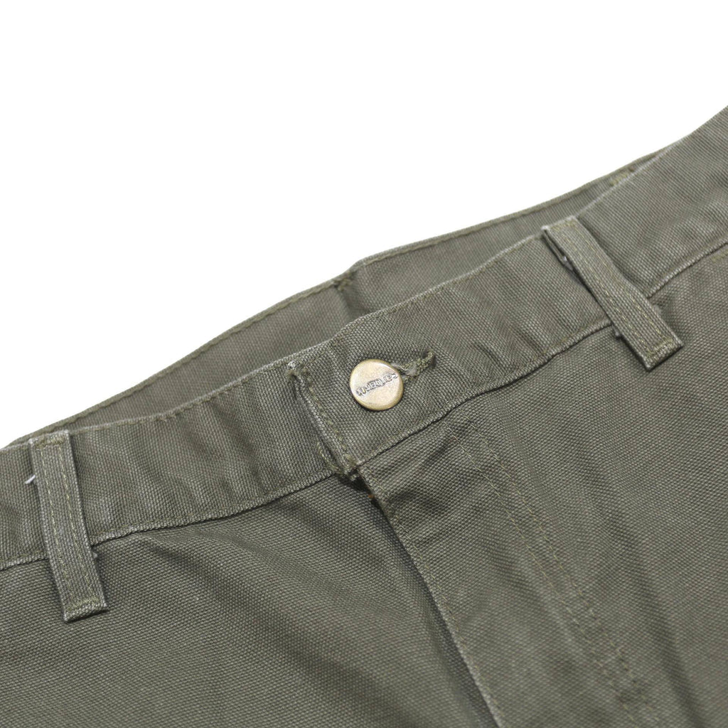 CARHARTT Mens Workwear Green Cotton Canvas Shorts L W36 Relaxed Fit Pocketed