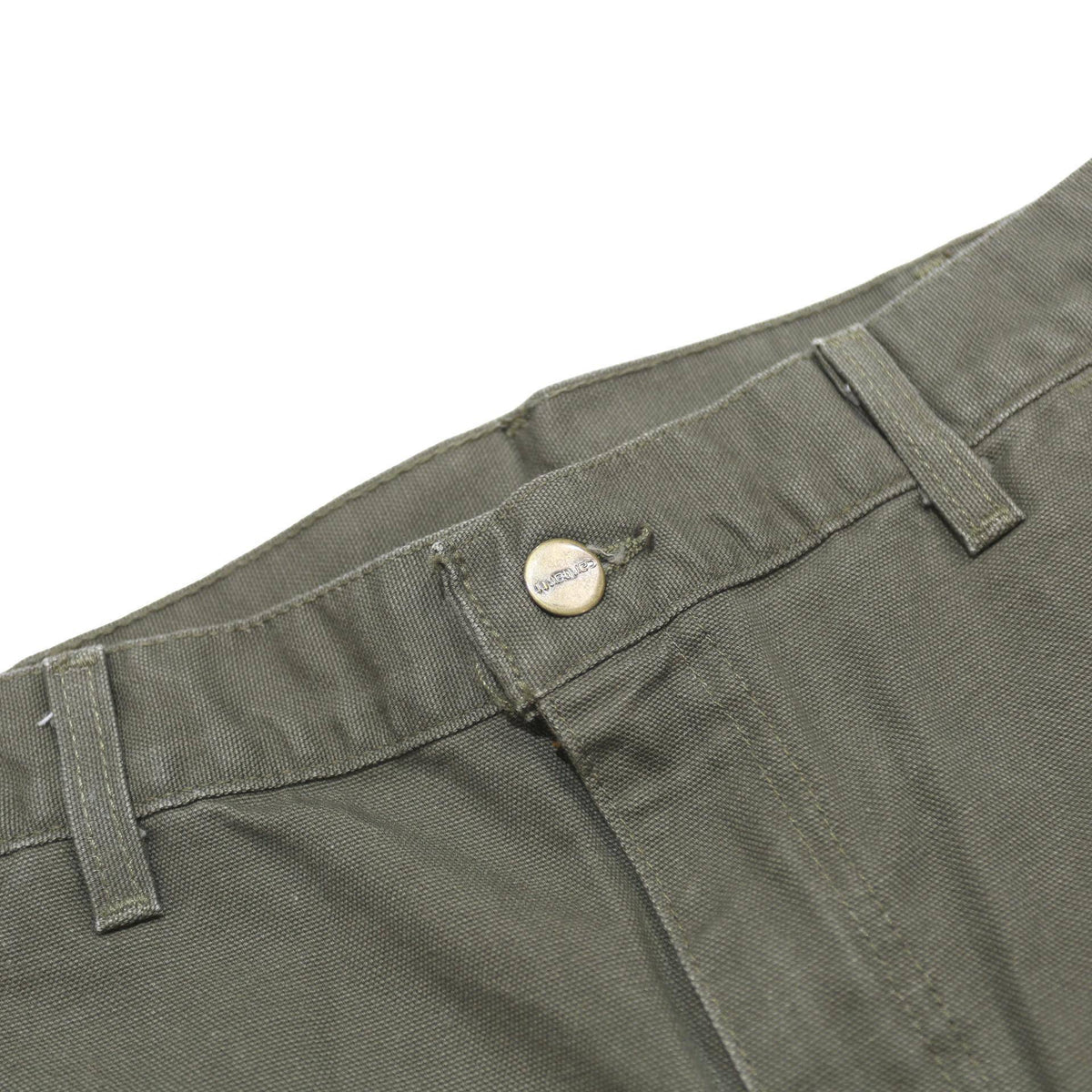 CARHARTT Mens Workwear Green Cotton Canvas Shorts L W36 Relaxed Fit Pocketed