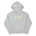 CHAMPION Womens Grey Hoodie M Cotton Blend Pullover Hooded Sweatshirt