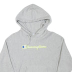 CHAMPION Womens Grey Hoodie M Cotton Blend Pullover Hooded Sweatshirt
