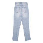 GUESS Womens Jeans Slim Skinny Denim Light W24 L28 Distressed Frayed Hem