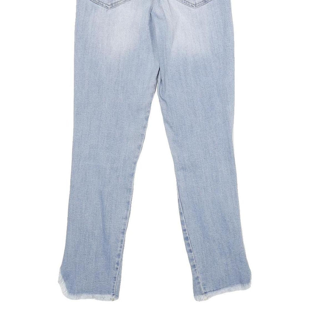 GUESS Womens Jeans Slim Skinny Denim Light W24 L28 Distressed Frayed Hem