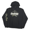 CHAMPION Mens Black Coast Cuts Barbershop Pullover Hoodie XL Printed Sleeve