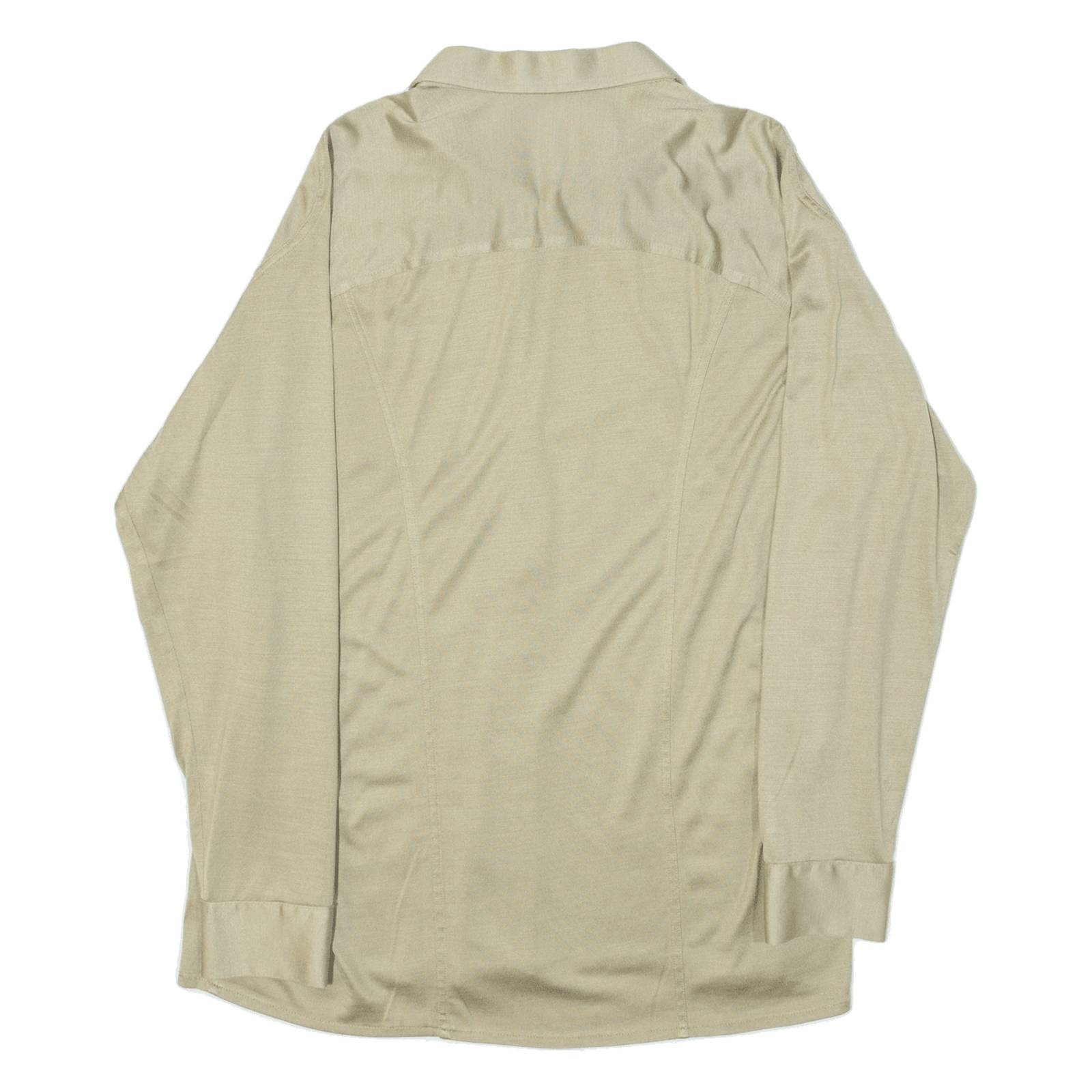 LIBERO Mens Plain Shirt Green L