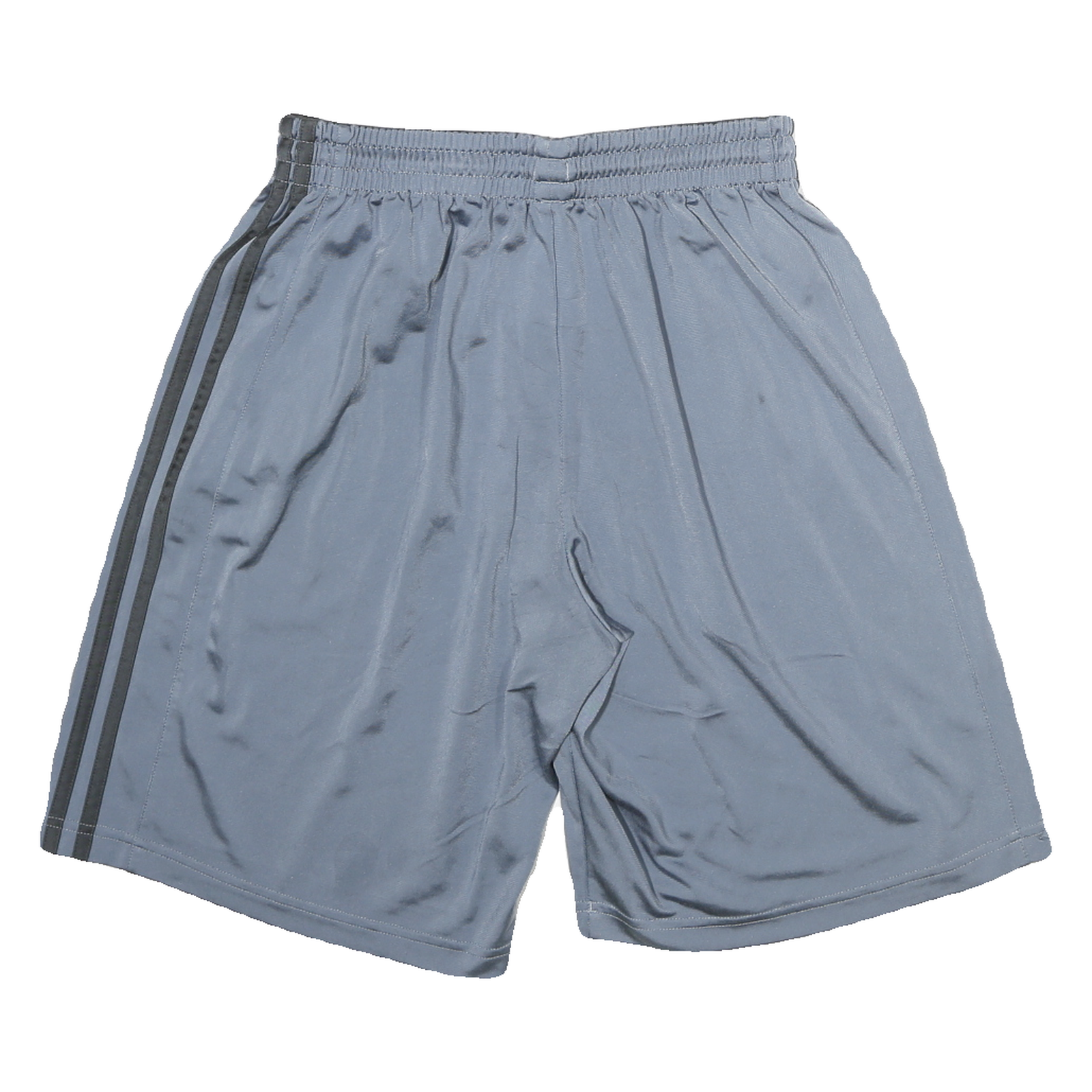 ADIDAS Mens Grey & Black Sports Shorts M W24 Polyester Blend Comfortable Fit