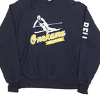CHAMPION REVERSE WEAVE Mens Navy Onekama Ski Team Pullover Hoodie XL