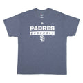 MAJESTIC Padres Baseball Mens T-Shirt Blue USA L