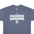 MAJESTIC Padres Baseball Mens T-Shirt Blue USA L