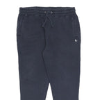 JACK WILLS Mens Joggers Navy Blue XL W34 L27 Cotton Blend Slim Tapered Fit