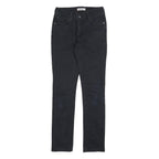 LEVI'S 471 Womens Jeans Black Slim Skinny Denim W26 L31 Stylish Zip Fastening