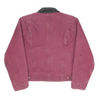 CARHARTT WJ097 RBY Detroit Womens Pink Cotton Jacket XS Workwear Zip Pocket
