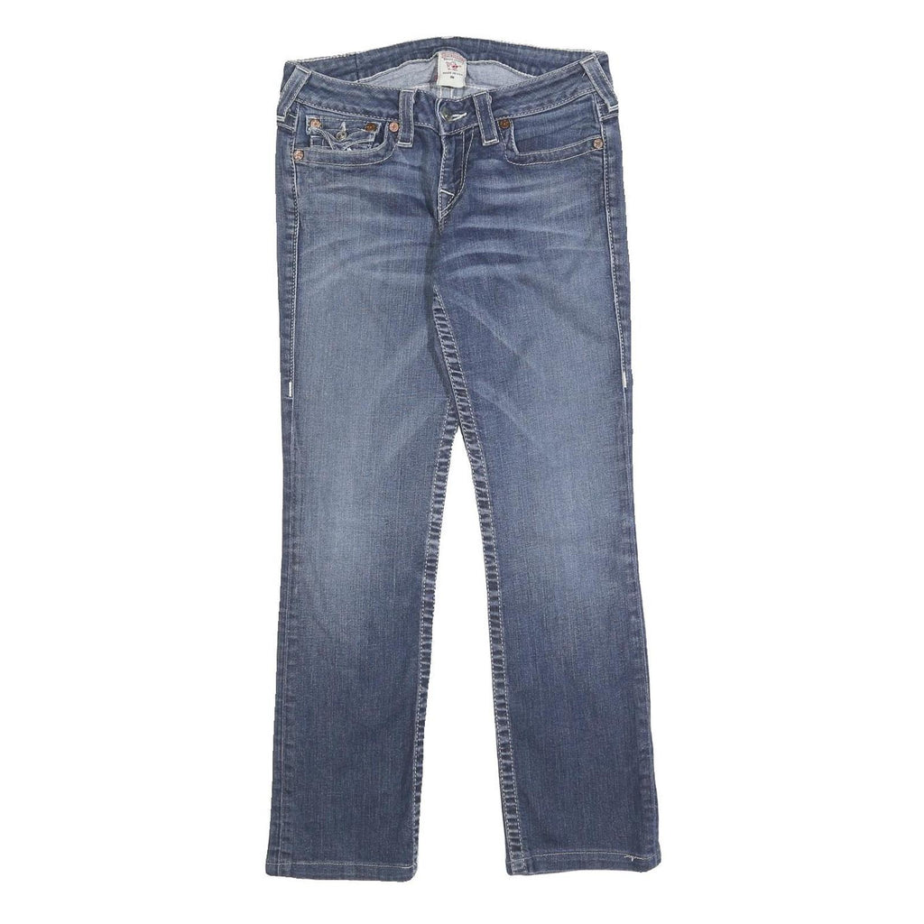 TRUE RELIGION Womens Jeans Blue Regular Straight Denim Medium W28 L27 Classic