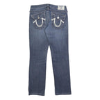 TRUE RELIGION Womens Jeans Blue Regular Straight Denim Medium W28 L27 Classic