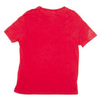 CHAMPION Mens T-Shirt Red Crew Neck M