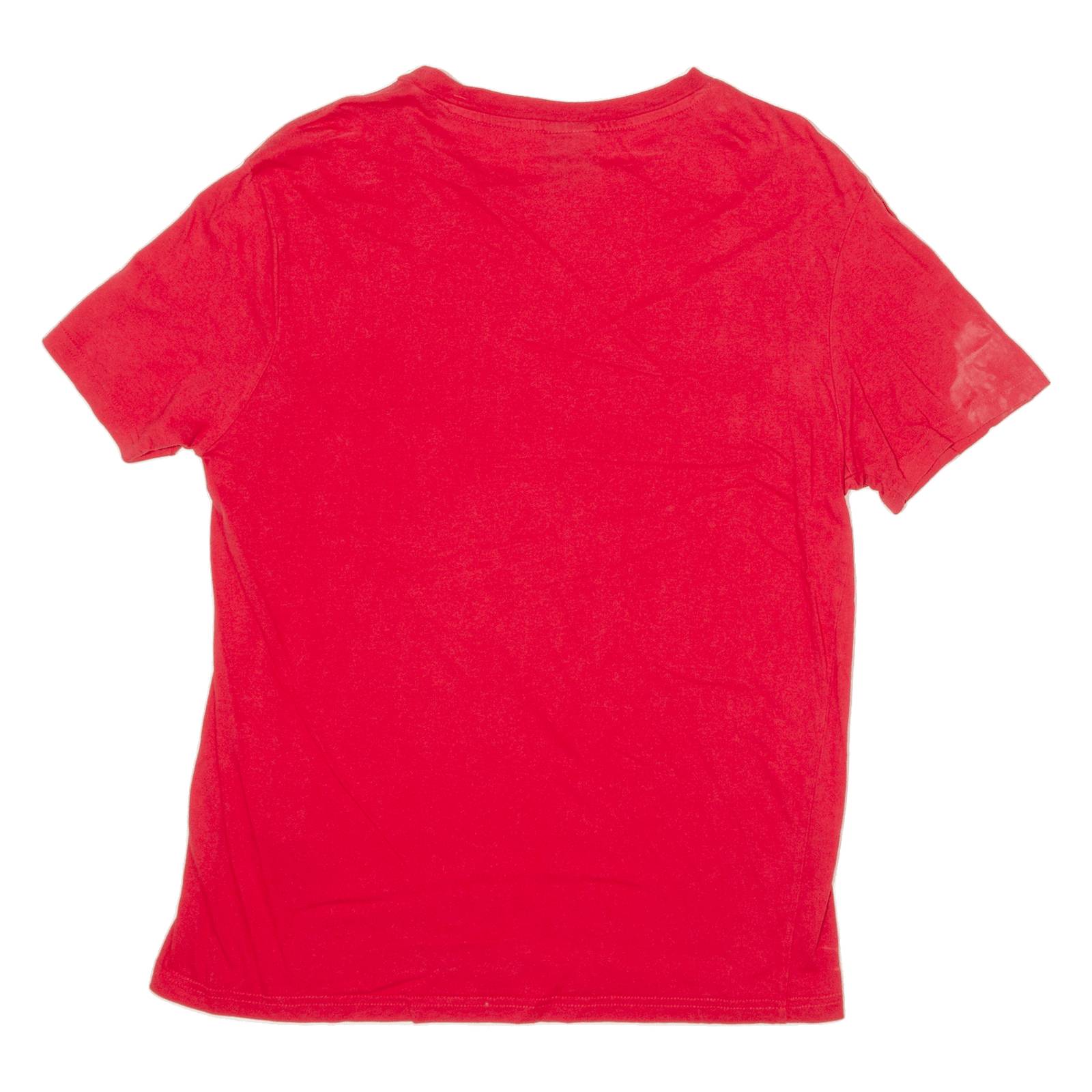 CHAMPION Mens T-Shirt Red Crew Neck M