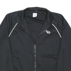 CHAMPION Mens Black Zip Jacket M Polyester Blend Plain Sports Casual Track Top