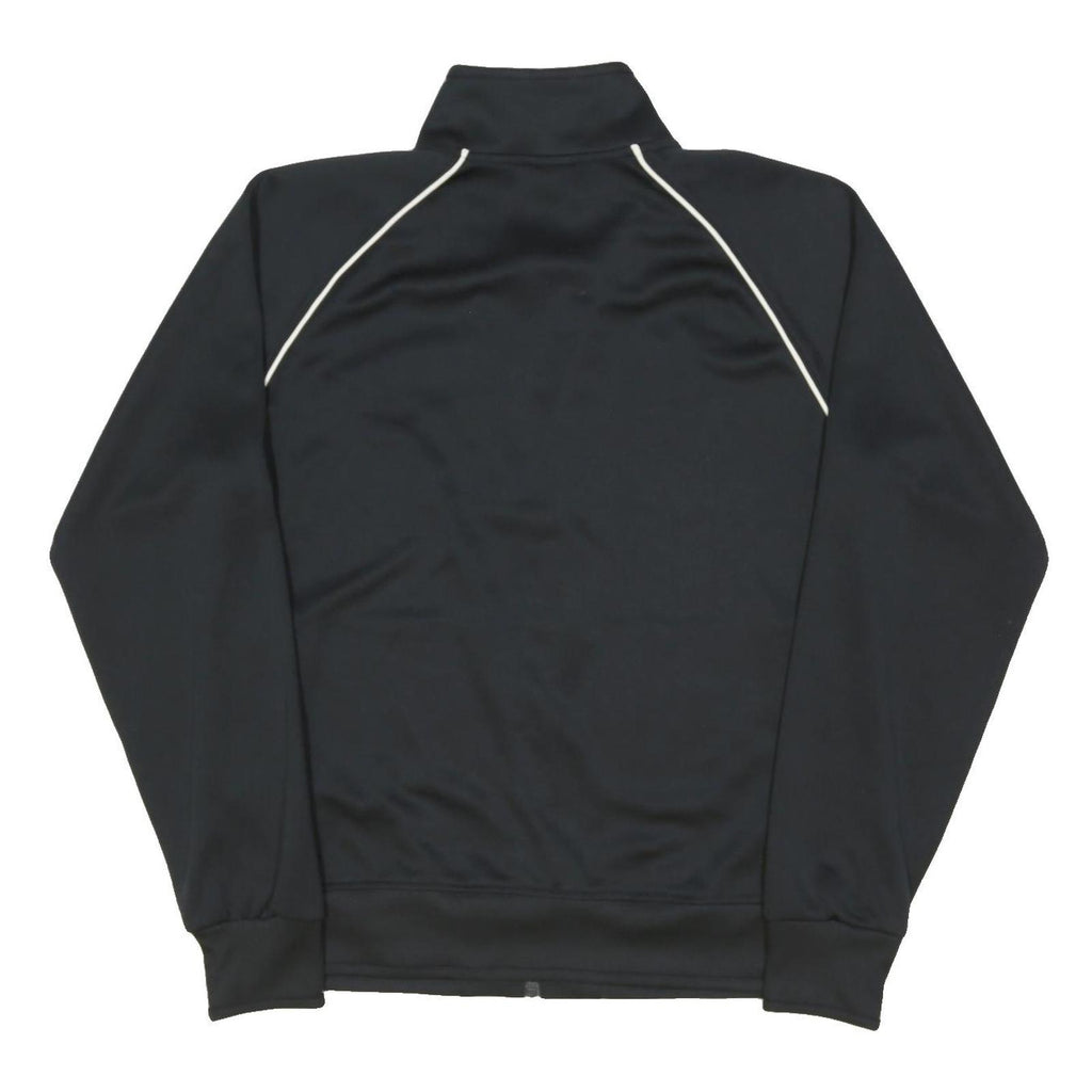 CHAMPION Mens Black Zip Jacket M Polyester Blend Plain Sports Casual Track Top