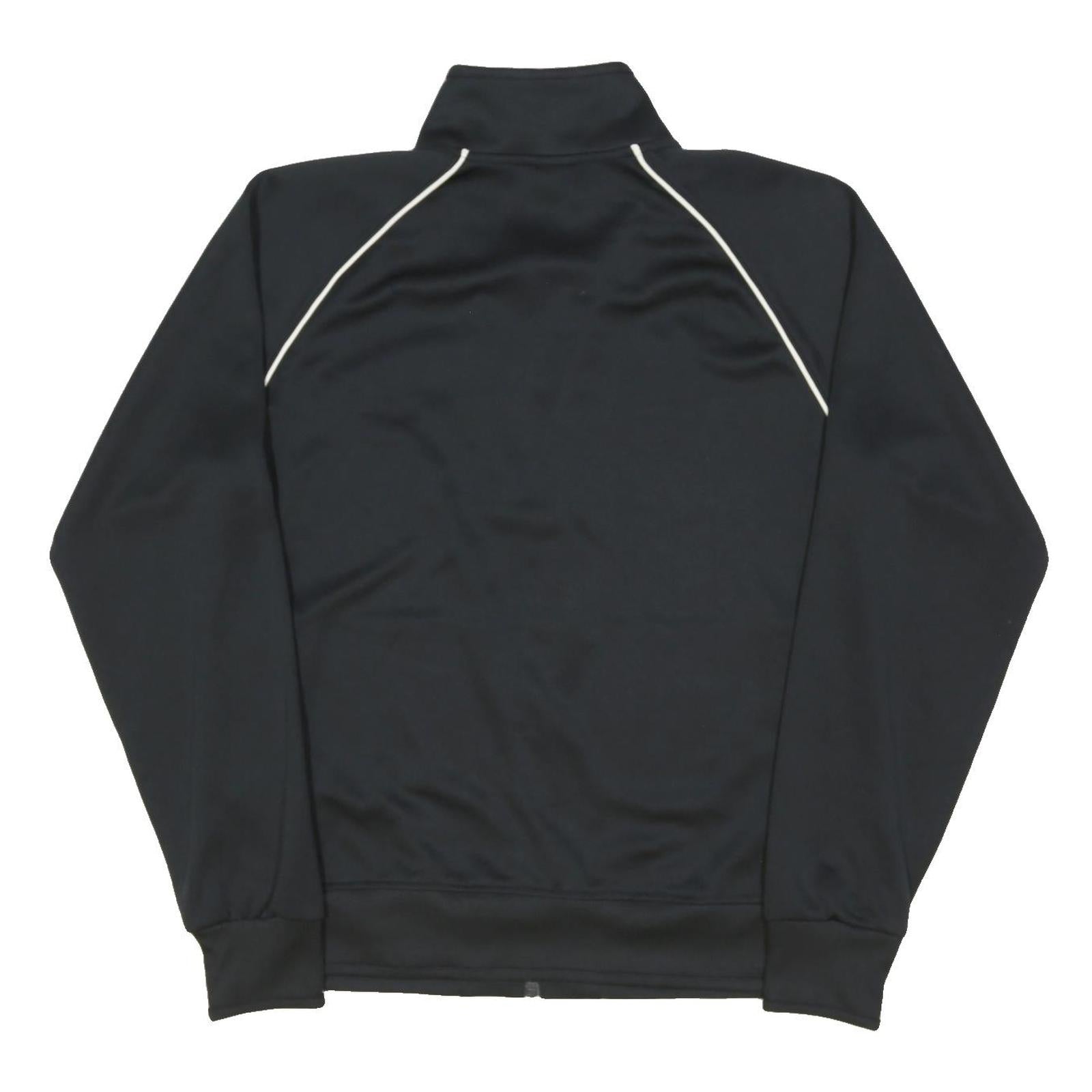 CHAMPION Mens Black Zip Jacket M Polyester Blend Plain Sports Casual Track Top