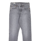 LEVI'S 501S Jeans BIG E Womens Grey Skinny Straight Stone Wash W25 L28