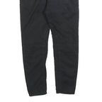 MELTIN POT Womens Polyester Blend Black Slim Straight Trousers W28 L22 Stylish