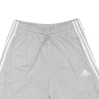 ADIDAS Mens Grey Casual Cotton Blend Sports Shorts M W28 Elastic Waistband
