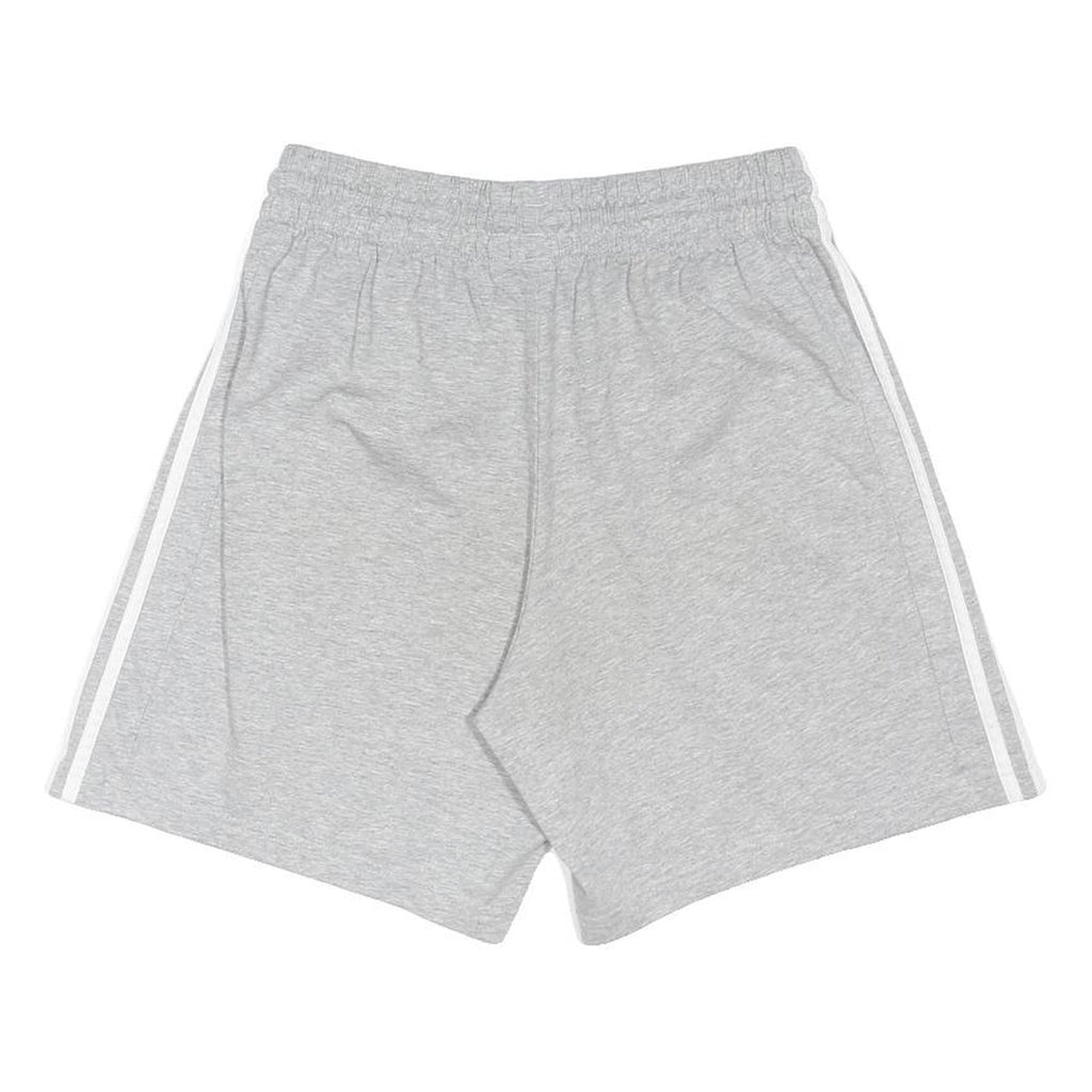 ADIDAS Mens Grey Casual Cotton Blend Sports Shorts M W28 Elastic Waistband