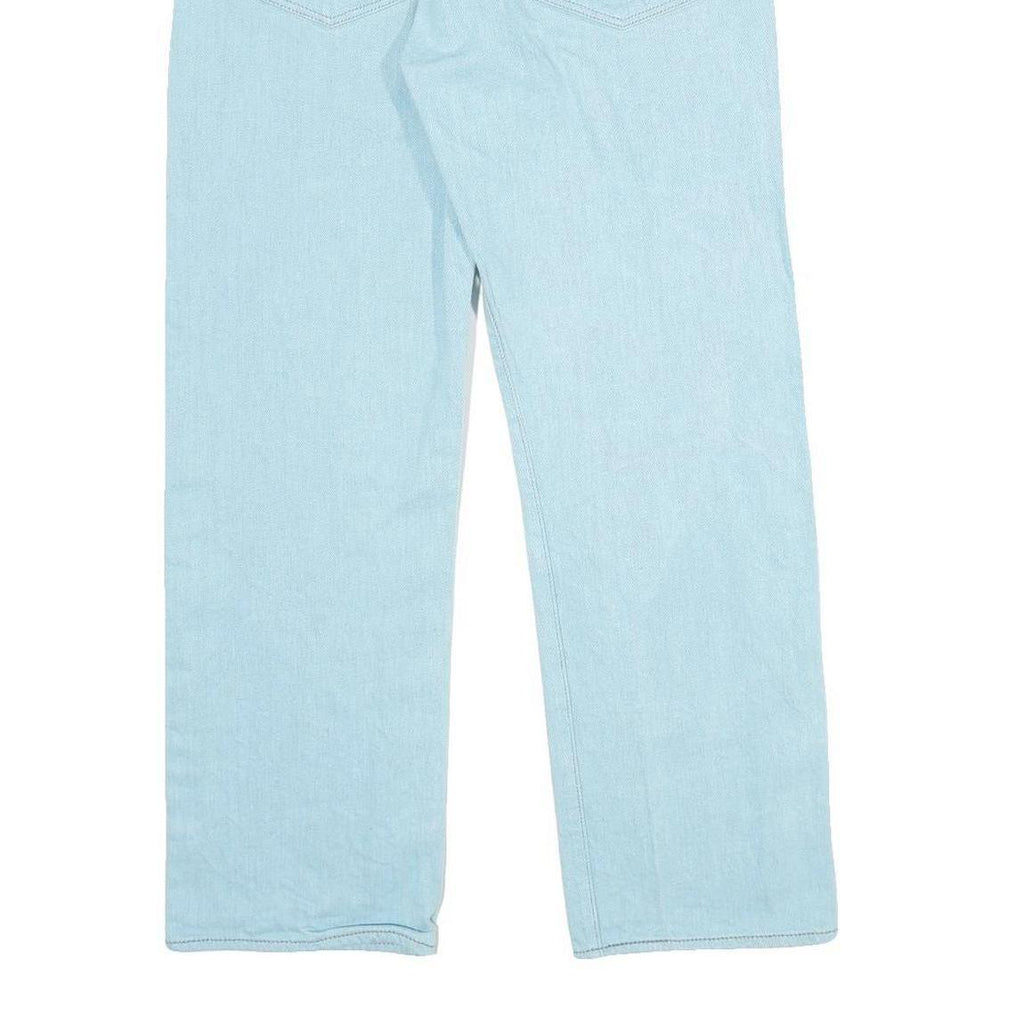 LEVI'S 501XX Mens Jeans Blue Classic Straight Denim Light W32 L30 Button Closure