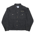 LEE Womens Black Denim Jacket XL Cotton Plain Button Show Boat National Tour