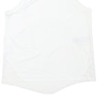 NIKE Womens White Sleeveless Graphic T-Shirt S Crew Neck Sports Fitness Top