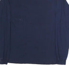 DELTA Mens Navy Blue Super Bowl XLIX Graphic T-Shirt XL Long Sleeve Crew Neck