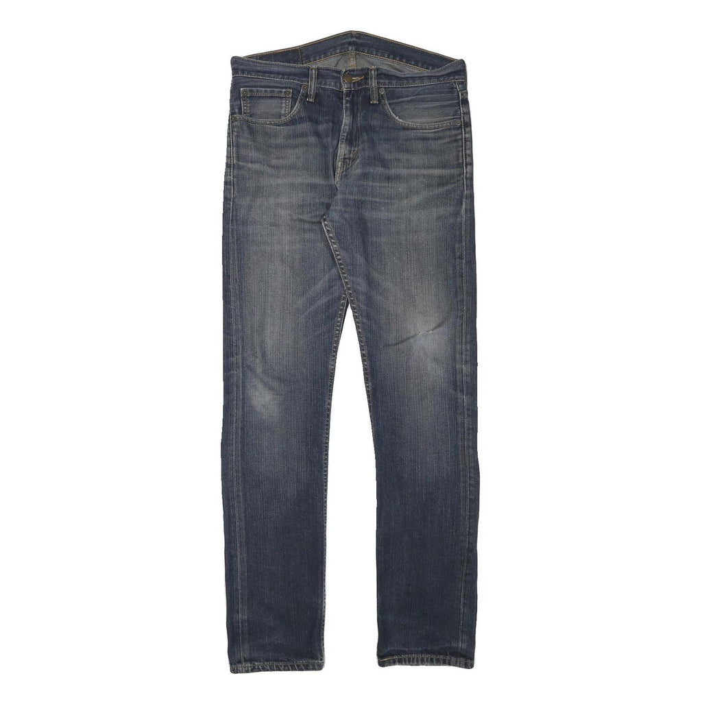 LEVI'S Mens Jeans Blue Regular Straight Denim Medium W32 L33 Classic Zip Closure