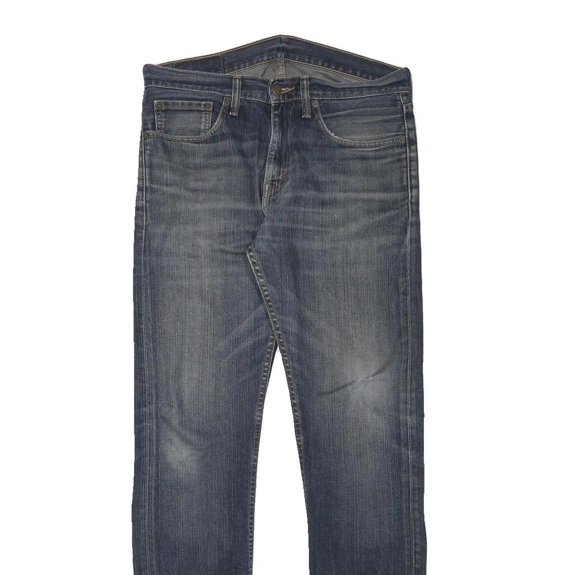 LEVI'S Mens Jeans Blue Regular Straight Denim Medium W32 L33 Classic Zip Closure