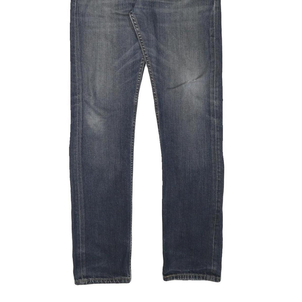 LEVI'S Mens Jeans Blue Regular Straight Denim Medium W32 L33 Classic Zip Closure
