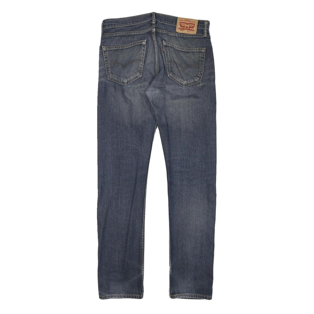 LEVI'S Mens Jeans Blue Regular Straight Denim Medium W32 L33 Classic Zip Closure