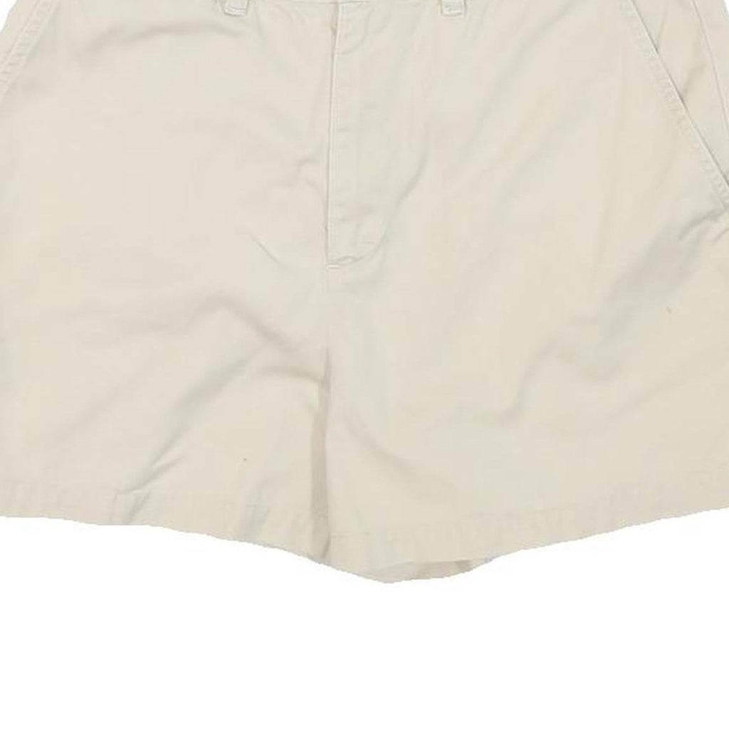 THE LIMITED Womens Shorts White Casual Plain M W28 Cotton Blend Comfortable Fit