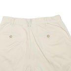 THE LIMITED Womens Shorts White Casual Plain M W28 Cotton Blend Comfortable Fit