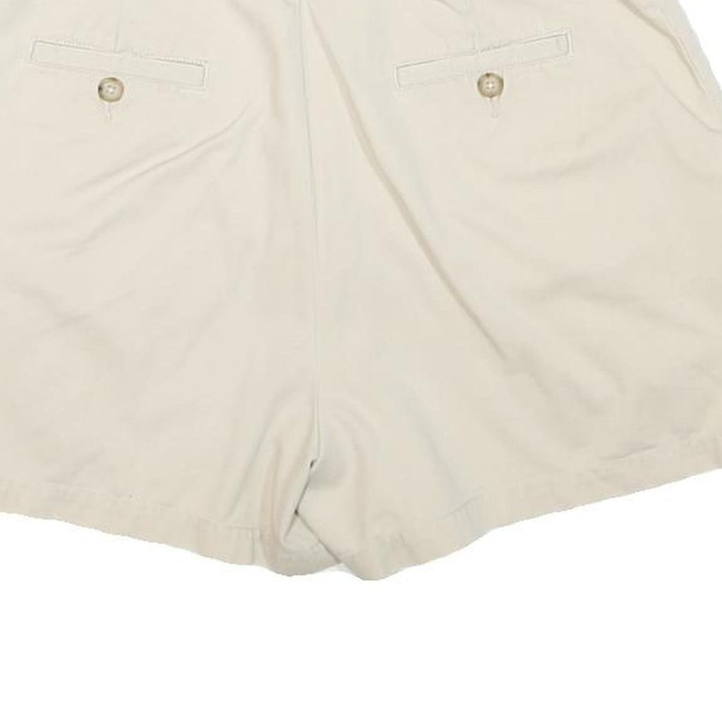 THE LIMITED Womens Shorts White Casual Plain M W28 Cotton Blend Comfortable Fit
