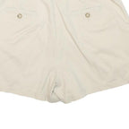 THE LIMITED Womens Shorts White Casual Plain M W28 Cotton Blend Comfortable Fit