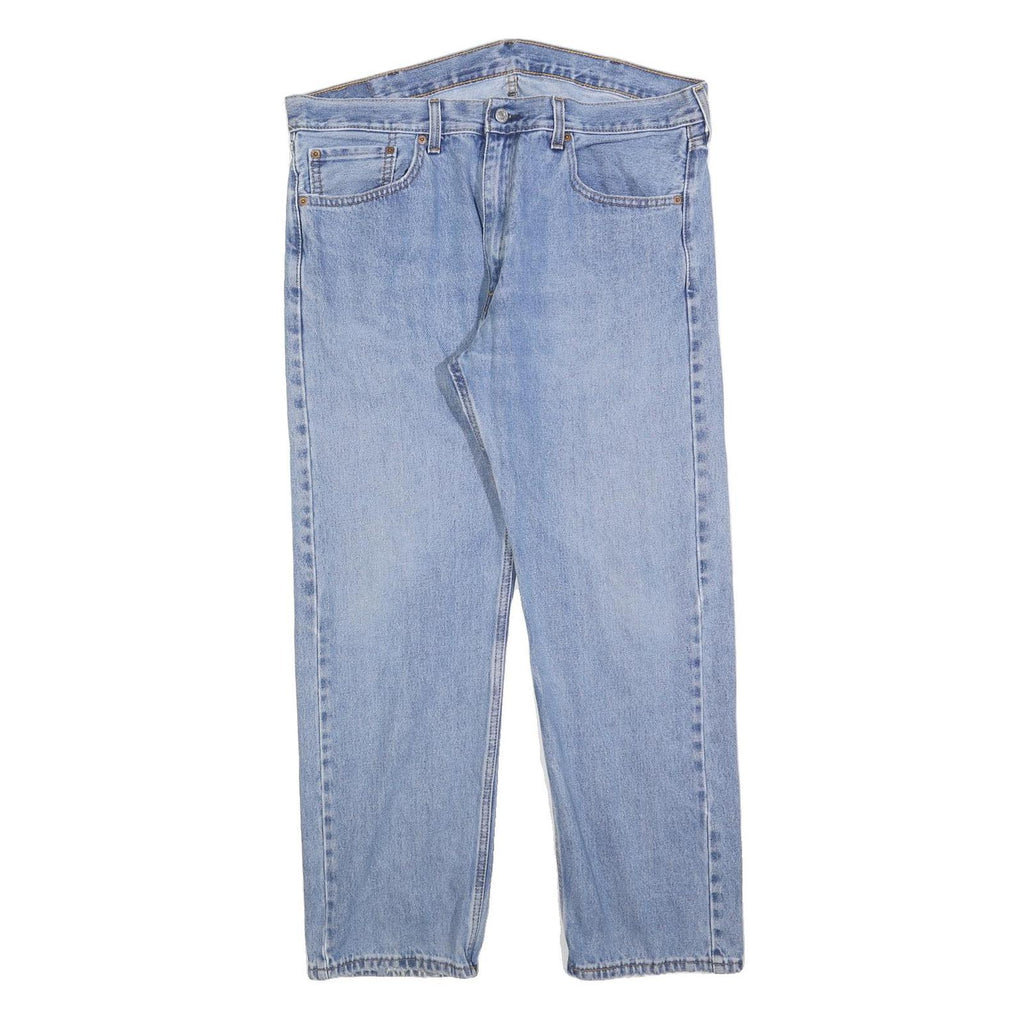 LEVI'S 505 Mens Jeans Blue Regular Straight Denim Medium W38 L30 Classic Fit