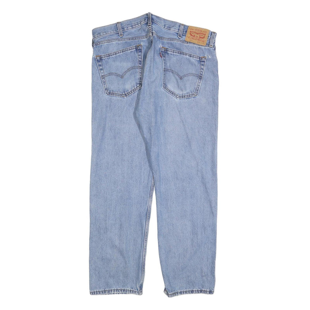 LEVI'S 505 Mens Jeans Blue Regular Straight Denim Medium W38 L30 Classic Fit